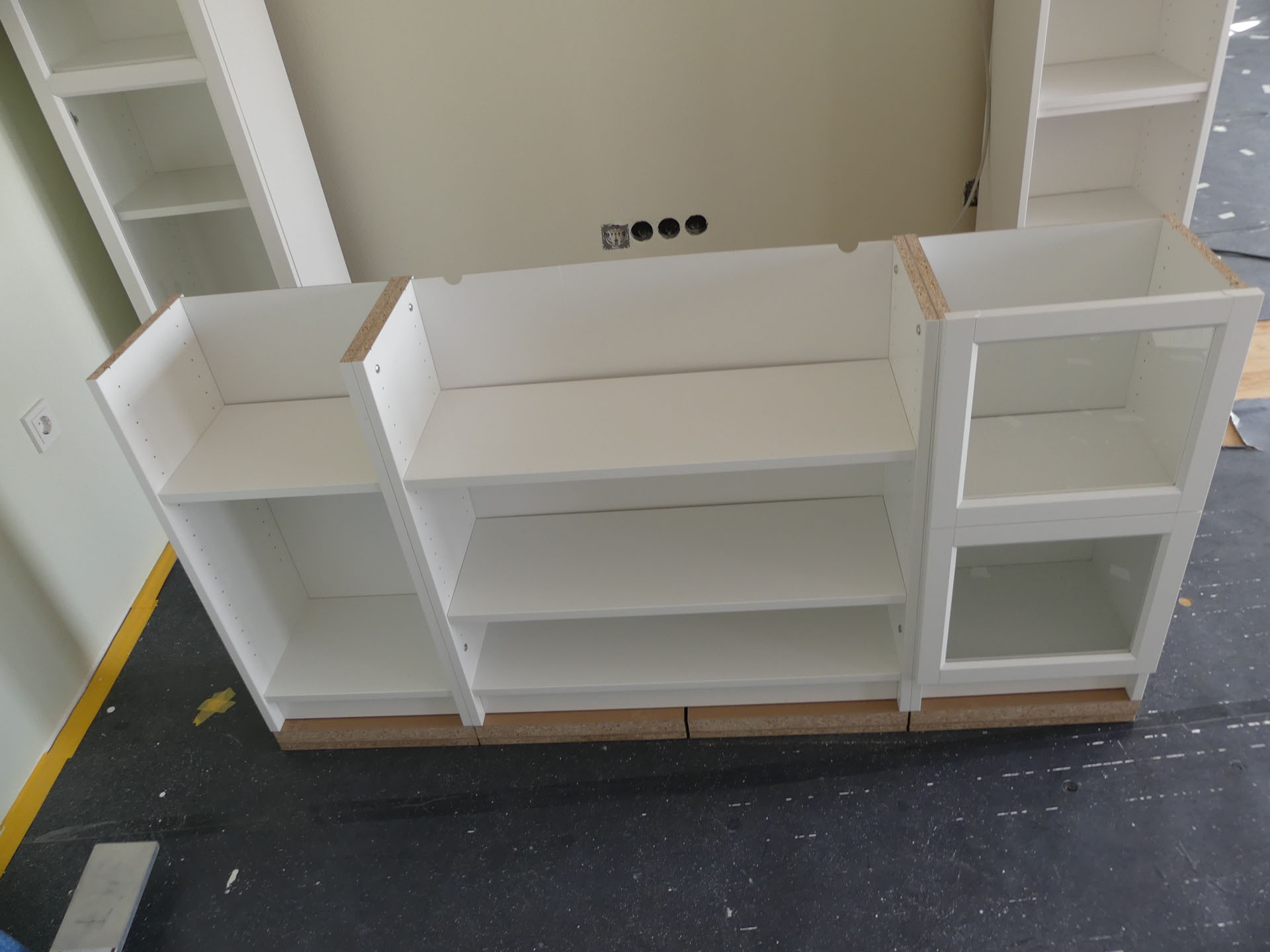 The Ikea Billy Project, How To Install Doors On Billy Bookcase