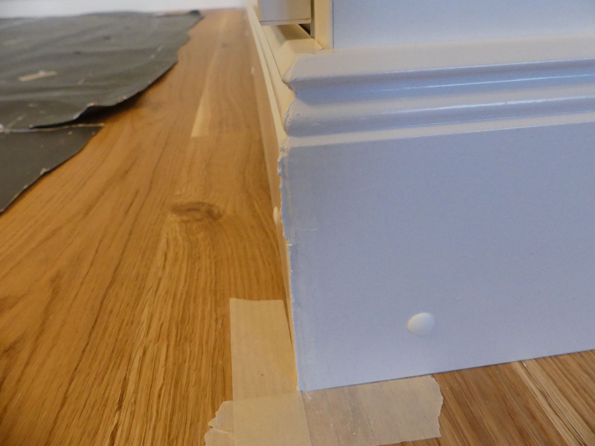 Step 9 Installing The Baseboard The Ikea Billy Project